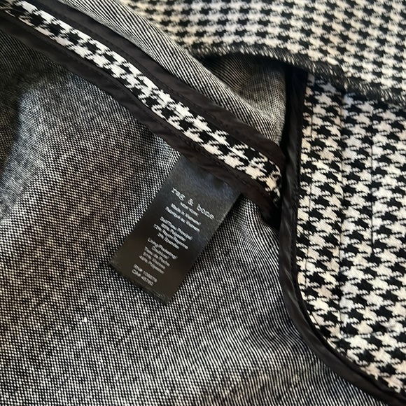 NWT rag & bone Sadie Houndstooth Blazer Jacket Black and White Size 4 - Picture 9 of 10